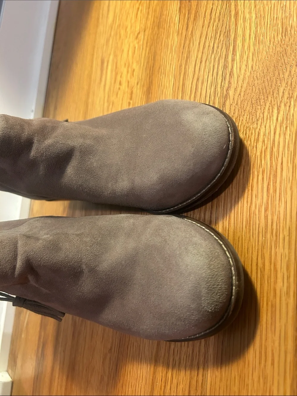 Vionic Suede Ankle Boots with Side Zip